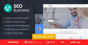 SEO Business - SEO, Social Media và Marketing WordPress Theme