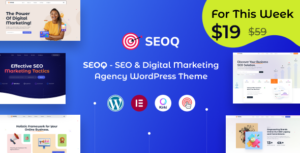 SEOQ – Chủ đề WordPress cho công ty SEO & Tiếp thị kỹ thuật số