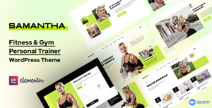 Samantha - Chủ đề WordPress về Huấn luyện viên cá nhân & Thể hình
