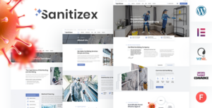 Sanitizex - Chủ đề WordPress về dịch vụ vệ sinh và vệ sinh