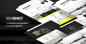 Semishot - Chủ đề WordPress sáng tạo cho danh mục đầu tư, nhiếp ảnh gia và công ty