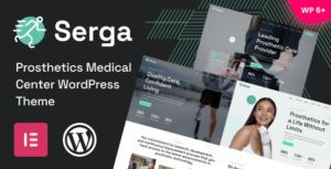 Serga - Chủ đề WordPress của Trung tâm y tế chân tay giả