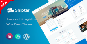 Shiptar - Chủ đề WordPress về vận tải và hậu cần