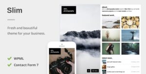 Slim - Một chủ đề WordPress về nhiếp ảnh mới