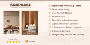Snapcase - Chủ đề WordPress Photoblog đáp ứng