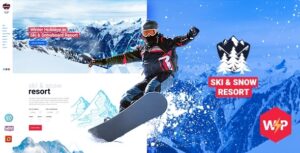 Snow Club | Khu nghỉ dưỡng trượt tuyết và Lớp học trượt ván trên tuyết WordPress Theme