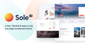 Sole - Chủ đề WordPress một trang