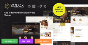 Solox - Chủ đề WordPress về Spa & Làm đẹp