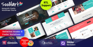 Soolhart - Chủ đề WordPress phi lợi nhuận từ thiện