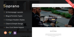 Soprano - Chủ đề WordPress đa khái niệm sạch sẽ