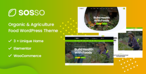 Sosso - Chủ đề WordPress nông nghiệp