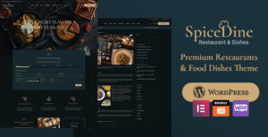 SpiceDine - Chủ đề WordPress cho Khách sạn & Nhà hàng