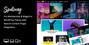 SpotMag - Chủ đề WordPress cho thành viên chuyên nghiệp và tạp chí