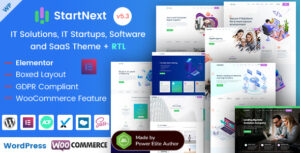StartNext - Chủ đề WordPress về dịch vụ công nghệ và khởi nghiệp CNTT