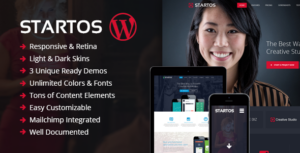 Startos - Chủ đề WordPress cho trang đích ứng dụng hiện đại