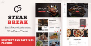 SteakBreak - Chủ đề WordPress Nhà hàng Thịt