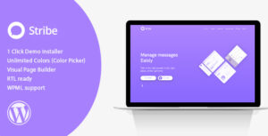 Stribe - Chủ đề WordPress cho trang đích ứng dụng