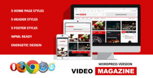 Tạp chí Video - Chủ đề tạp chí WordPress