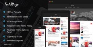 TechBlaze - Chủ đề blog WordPress chuyên nghiệp