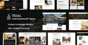 Tejal - Chủ đề WordPress cho khách sạn