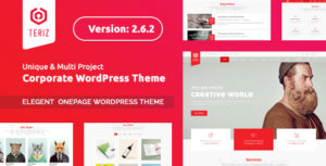 Teriz - Chủ đề WordPress Onepage đa năng