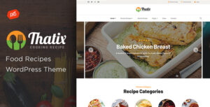 Thatix - Chủ đề WordPress về công thức nấu ăn