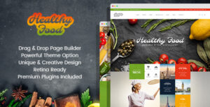 Thực phẩm lành mạnh - Chủ đề WordPress nhà hàng hữu cơ và sinh thái