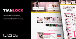 TianLock WP - Restrict Content Pro / Chủ đề WordPress thành viên