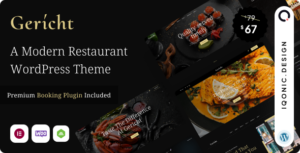 Tòa án - Chủ đề WordPress nhà hàng