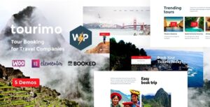 Tourimo - Chủ đề WordPress Đặt tour du lịch