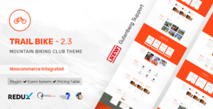 Trail Bike WP - Chủ đề WordPress cho Câu lạc bộ xe đạp leo núi