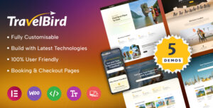 TravelBird - Chủ đề WordPress Đặt tour du lịch