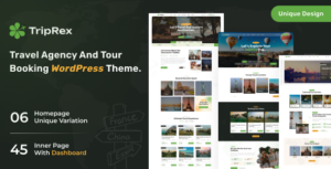 TripRex - Chủ đề WordPress cho công ty du lịch và đặt tour