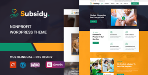 Trợ cấp - Chủ đề WordPress phi lợi nhuận