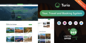 Turio - Chủ đề WordPress Du lịch và Lữ hành Công ty Du lịch