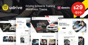 Udrive - Chủ đề WordPress của trường dạy lái xe