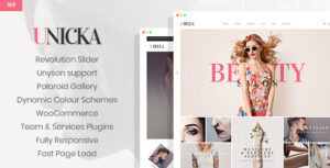 Unicka - Chủ đề WordPress cho tiệm làm tóc và làm đẹp