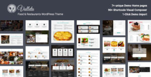 Valleta - Chủ đề WordPress về Thực phẩm & Nhà hàng
