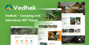 Vedhak - Chủ đề WordPress về cắm trại và phiêu lưu