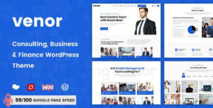 Venor - Chủ đề WordPress tư vấn kinh doanh