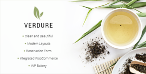 Verdure - Chủ đề cửa hàng trà hữu cơ