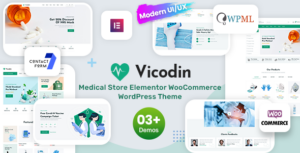 Vicodin - Chủ đề WordPress Cửa hàng Y tế