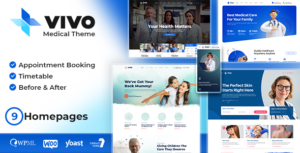 Vivo - Chủ đề WordPress về sức khỏe và y tế