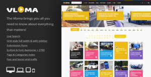 Vloma Grid - Một chủ đề blog video WordPress đáp ứng