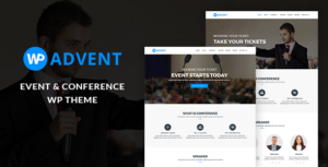 WPadvent - Chủ đề WordPress cho sự kiện và hội nghị