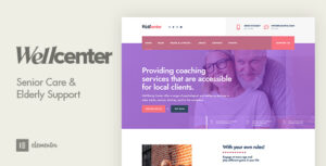 Wellcenter - Chủ đề WordPress về Chăm sóc & Hỗ trợ Người cao tuổi