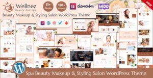 Wellnez – Chủ đề WordPress cho Spa làm đẹp & Thẩm mỹ viện