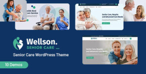 Wellson - Chủ đề WordPress về chăm sóc người cao tuổi và y tế