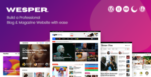 Wesper - Chủ đề WordPress cho Blog & Tạp chí