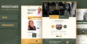 Westand – Chủ đề WordPress gây quỹ cho tổ chức phi lợi nhuận, từ thiện, phi chính phủ